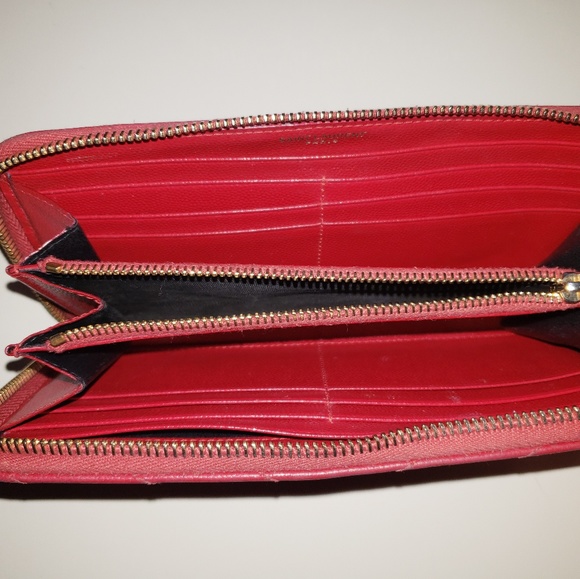 Saint Laurent wallet , red - Picture 5 of 6